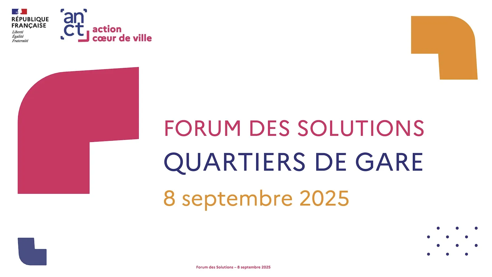 Emmanuel Redoutey ANCT Forum des solutions Quartiers Gare 1