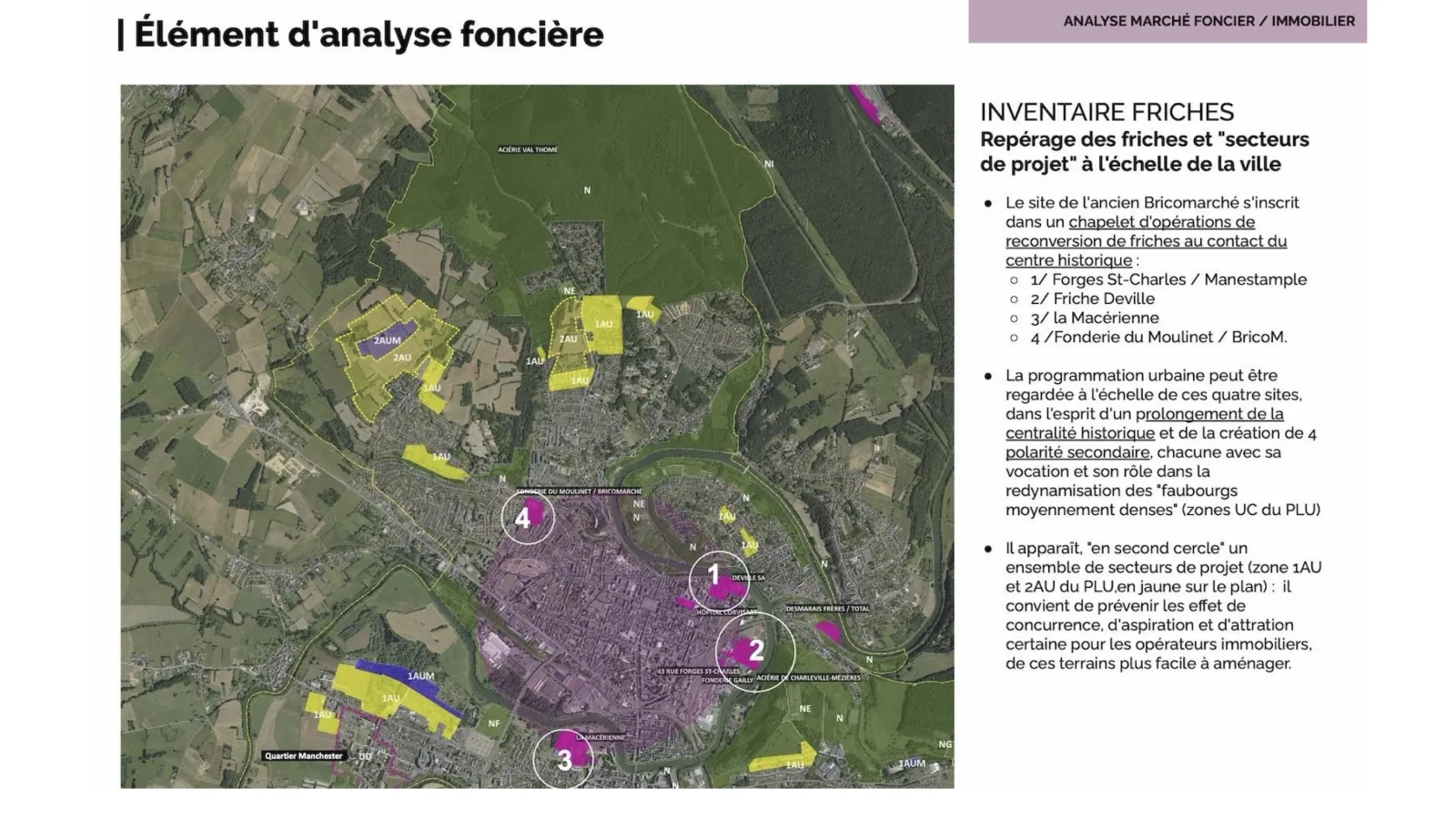 EPFGE - Charleville-Mézière - Friche Etion - Analyse foncière © Emmanuel Redoutey U&P 