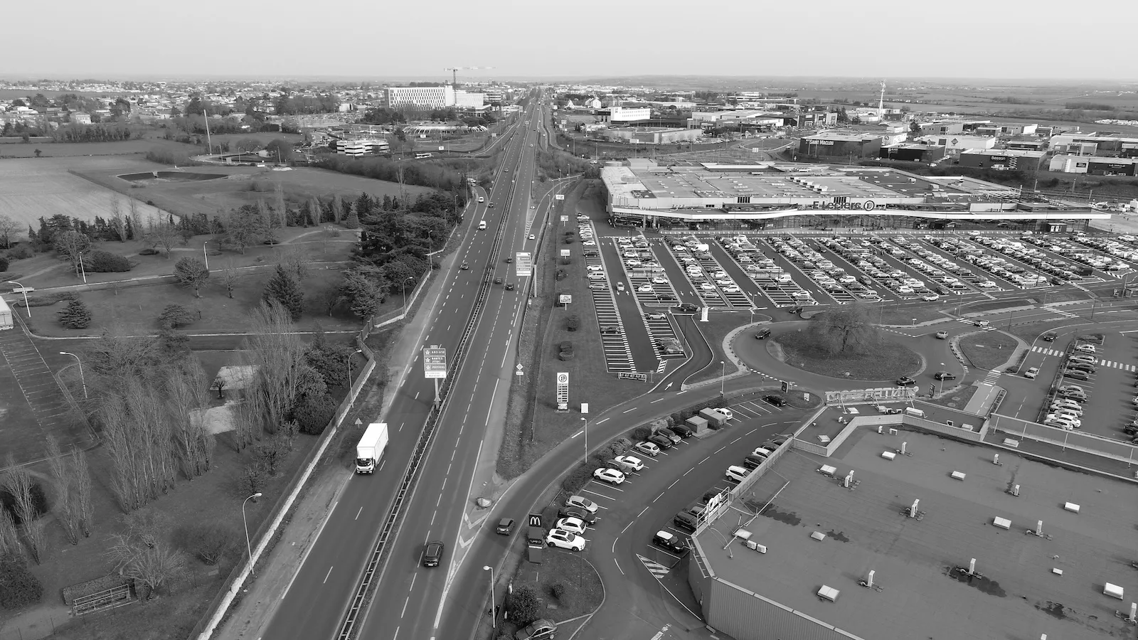 Route de Paris © Niort Agglo - Toutatis Drone