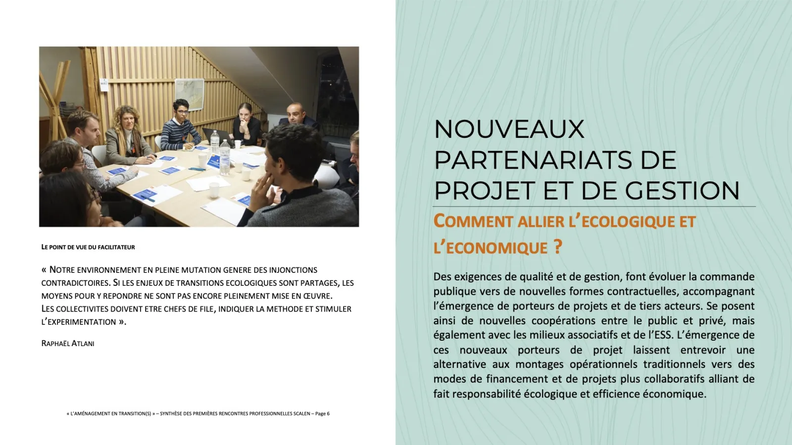L'aménagement en transition(s) - 2020 © Scalen - Emmanuel Redoutey U&P