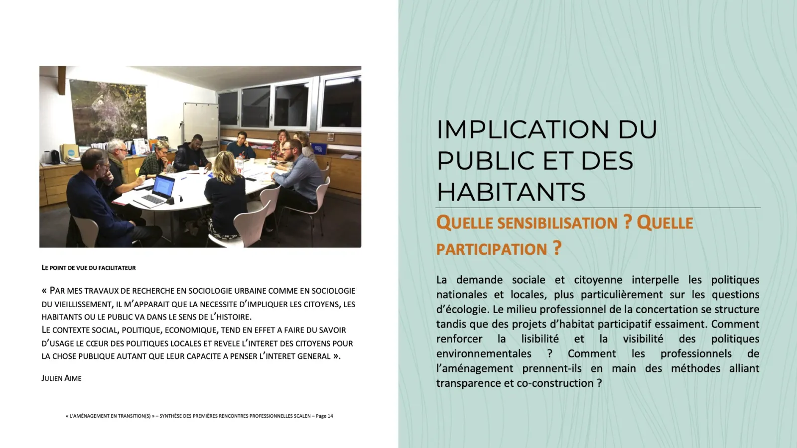 L'aménagement en transition(s) - 2020 © Scalen - Emmanuel Redoutey U&P
