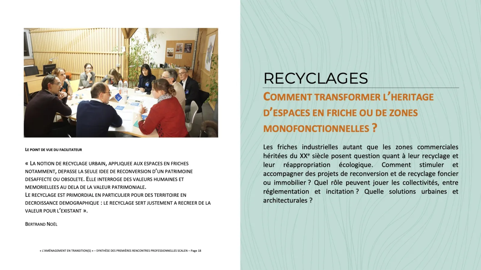 L'aménagement en transition(s) - 2020 © Scalen - Emmanuel Redoutey U&P
