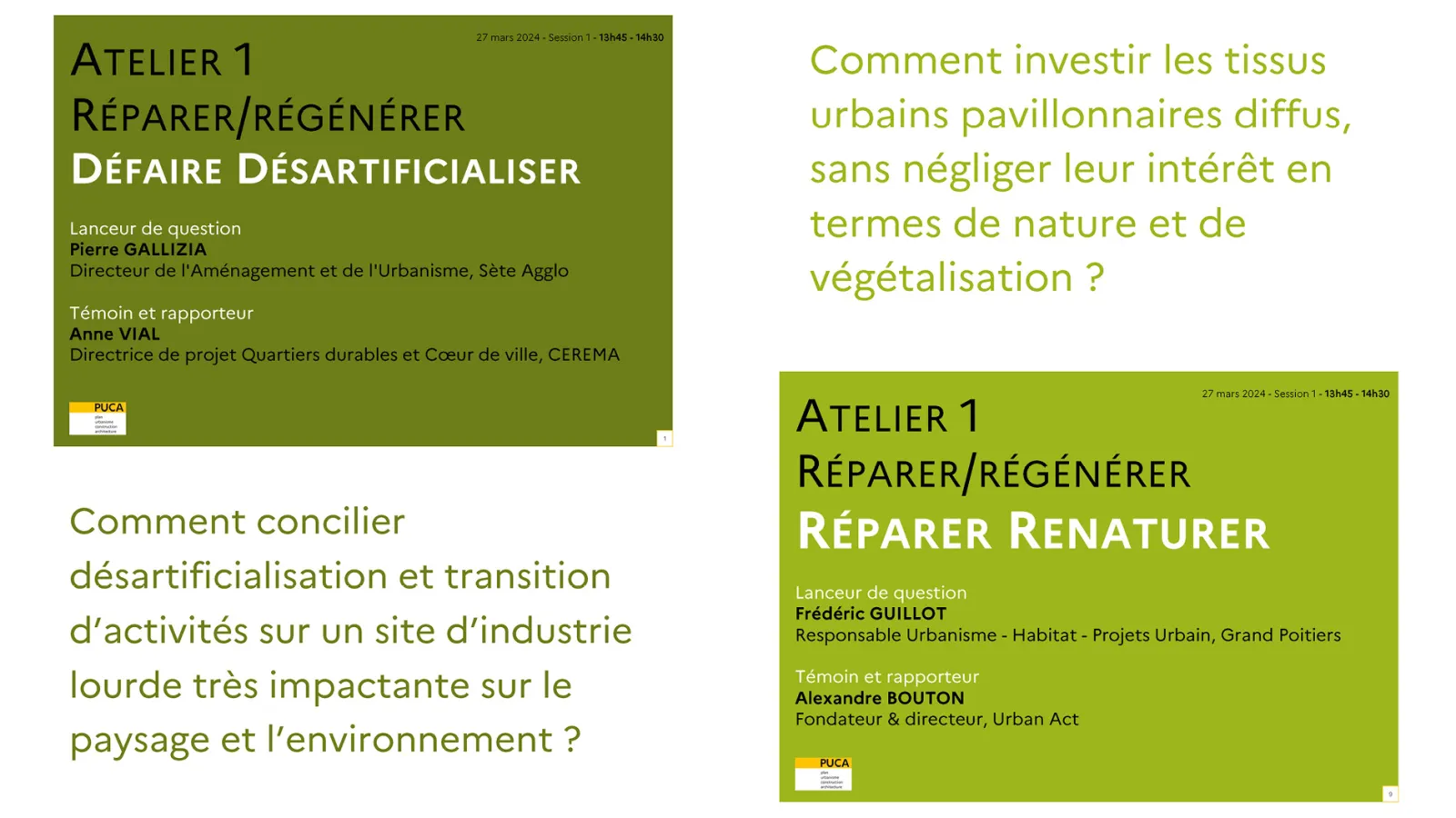 Atelier Réparer Régénérer