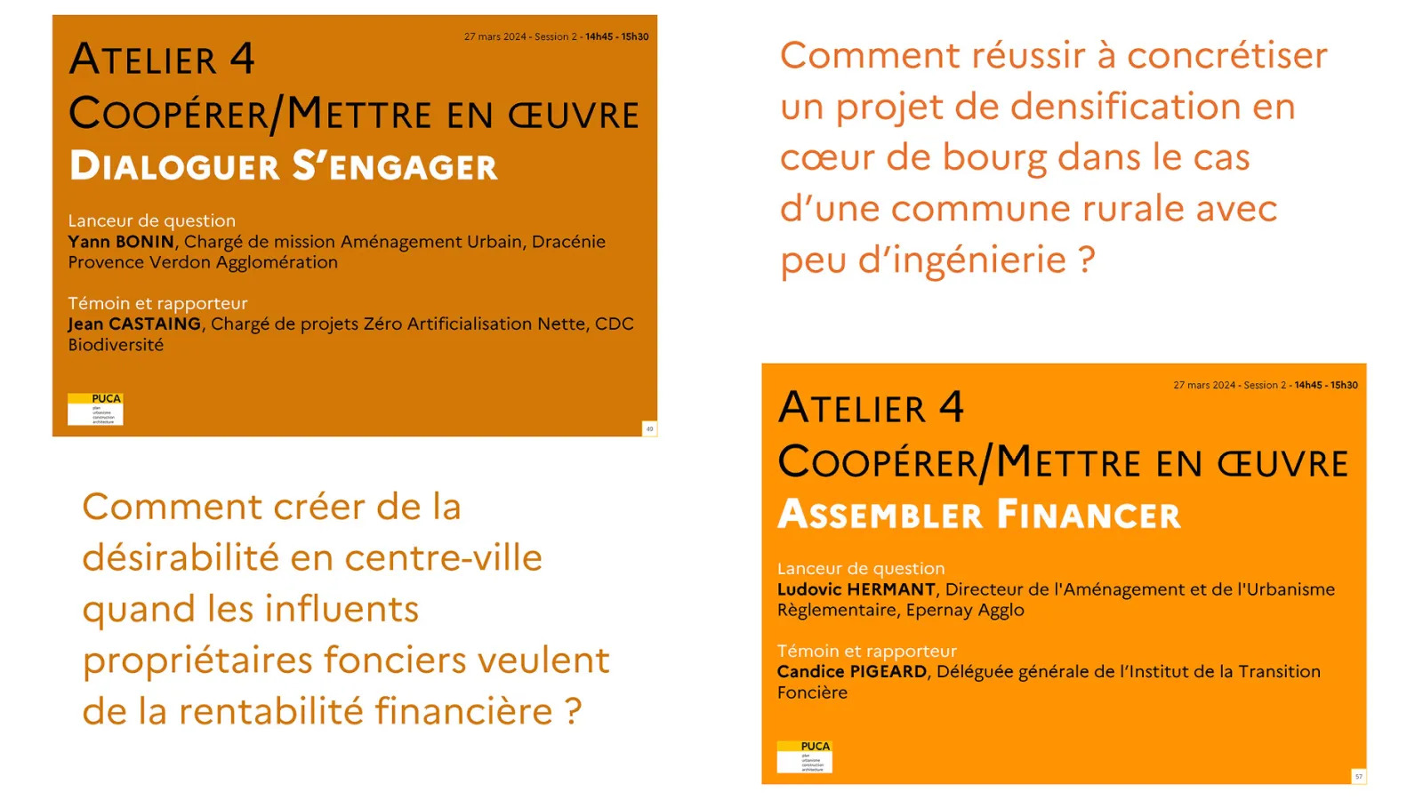 Atelier Coopérer Mettre en œuvre 